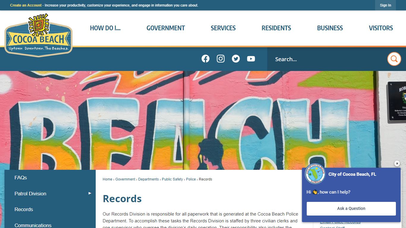 Records | Cocoa Beach, FL - Official Website